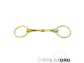 FILETE SEFTON CYPRIUM ORO ANILLA EMBOCADURA MACIZA GROSOR 18 MM
